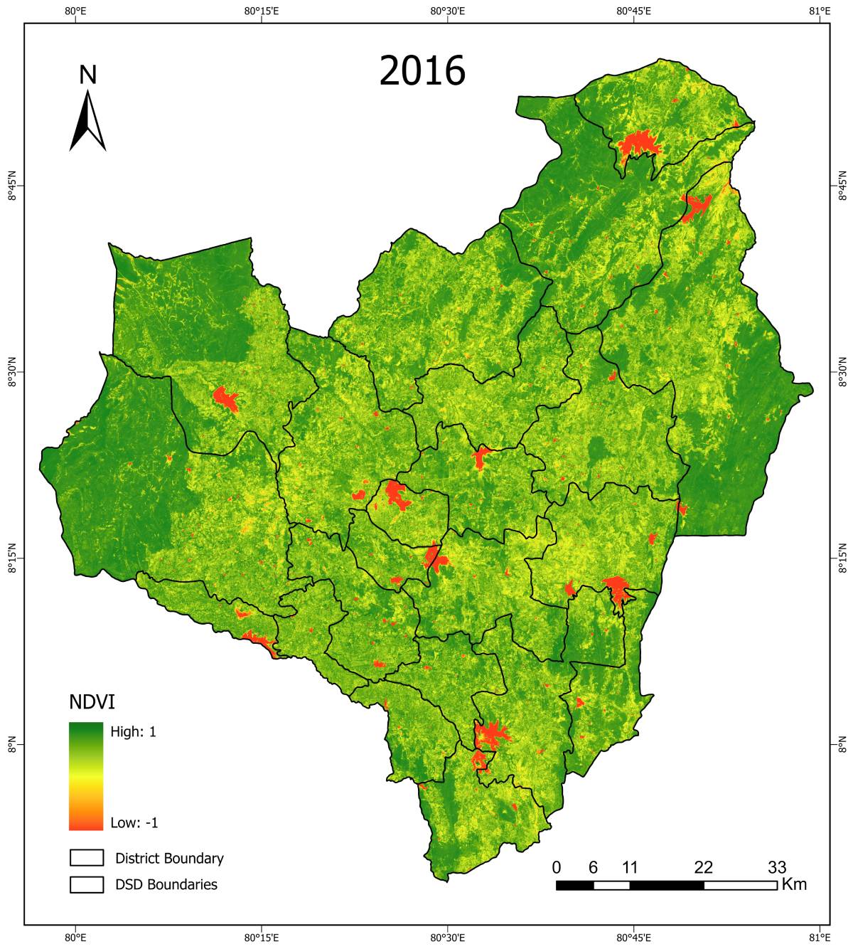 Yala NDVI 2016